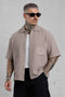 TAUPE MONOGRAM SHIRT