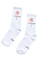 WHITE ROSE PALM SOCKS
