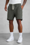 KHAKI KNIT SHORTS