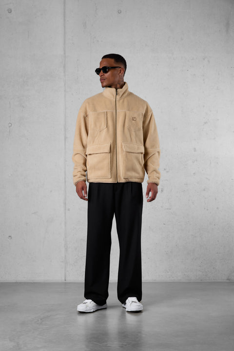 BEIGE TEDDY JACKET