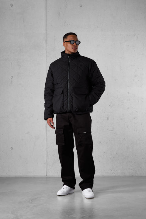 BLACK DIAMOND PUFFER JACKET