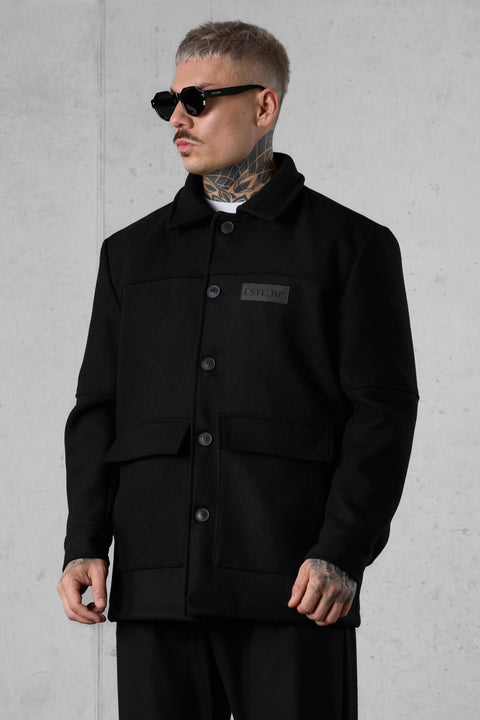 BLACK SHORT COAT