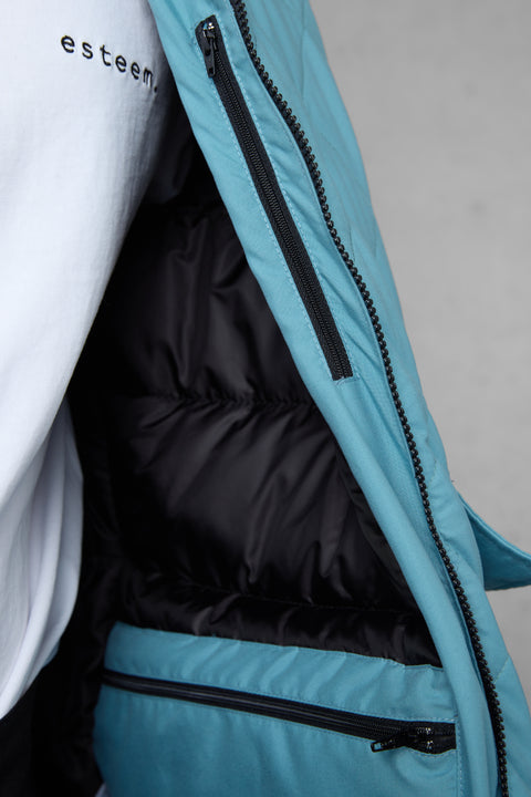 FROSTBLUE DIAMOND PUFFER JACKET