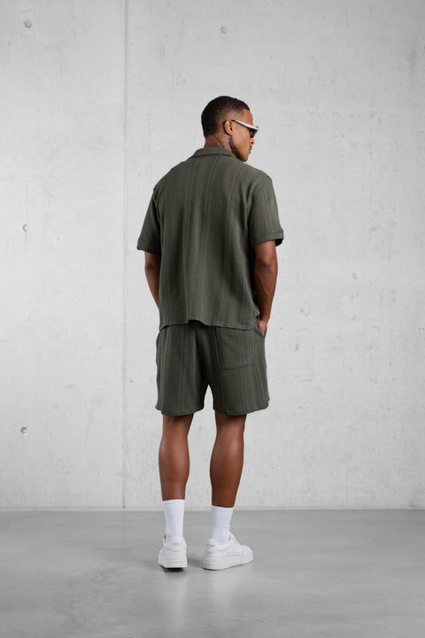 KHAKI KNIT SHIRT