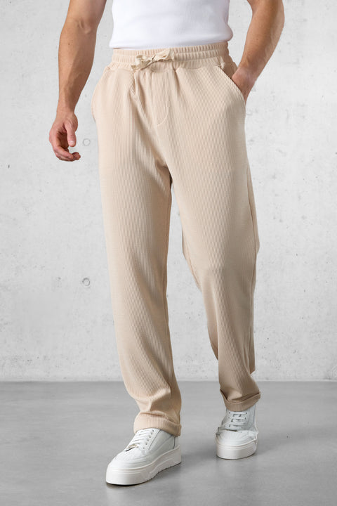 STONE RUFFLES PANTS
