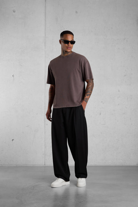 VINTAGE BROWN OVERSIZED TEE